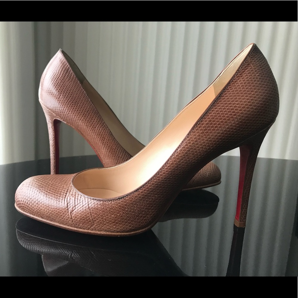Christian Louboutin Heels Tan 4” 8 1/2